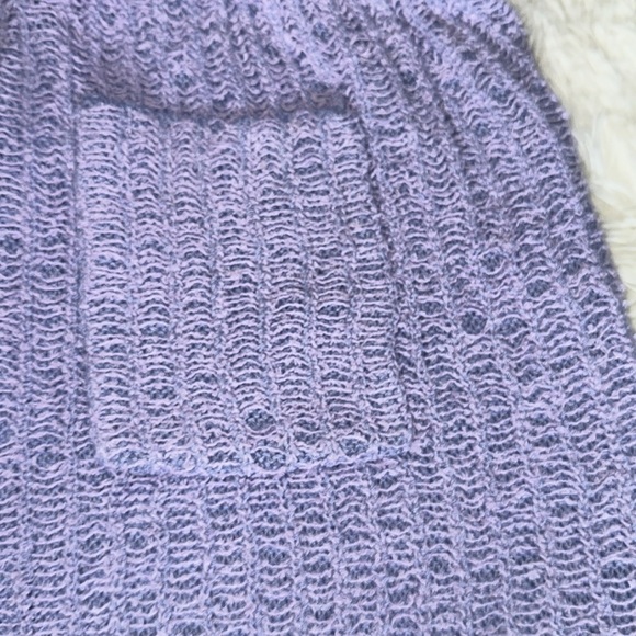 Free People Beach Veronica Sweater pants in lavender field combo size medium - Picture 6 of 6
